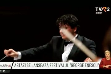 Începe Festivalul Internaţional George Enescu! Gala de deschidere şi alte concerte excepţionale, în direct la TVR. Programul evenimentelor transmise live de la Ateneul Român și Sala Palatului