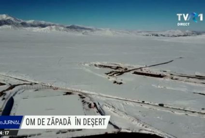Omul de zăpadă din deșertul Atacama, vedetă pe internet