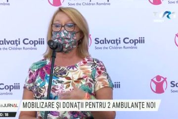 Două ambulanțe noi pentru Spitalul de Copii „Grigore Alexandrescu”, cumpărate din donații, după un apel al organizației „Salvați Copiii România”