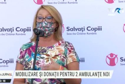 Două ambulanțe noi pentru Spitalul de Copii „Grigore Alexandrescu”, cumpărate din donații, după un apel al organizației „Salvați Copiii România”