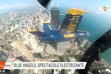 Spectacole electrizante oferite de echipa de acrobație a Forțelor Navale americane, Blue Angels