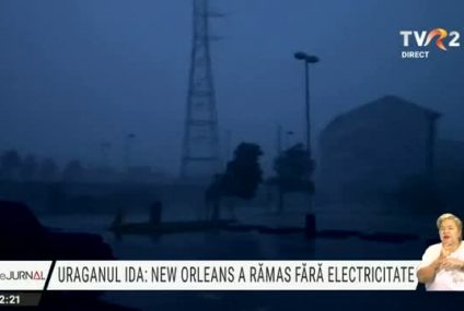 SUA: Orașul New Orleans a rămas fără electricitate după ce a fost lovit de uraganul Ida