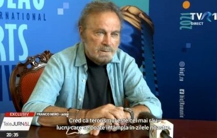 EXCLUSIVITATE Franco Nero, pentru TVR: „Femeile ar trebui să plece, toate, din Afganistan”. Actorul italian este invitat la Festivalul Internațional de Artă din Buzău