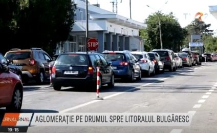 Aglomeraţie pe drumul spre litoralul bulgăresc. Sunt deschise doar punctele de frontieră cu personal medical