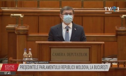 Igor Grosu, președintele Parlamentului de la Chişinău, la București: România este principalul nostru avocat în aspirațiile de aderare la UE