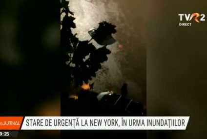 Stare de urgență la New York, din cauza inundațiilor provocate de uraganul Ida