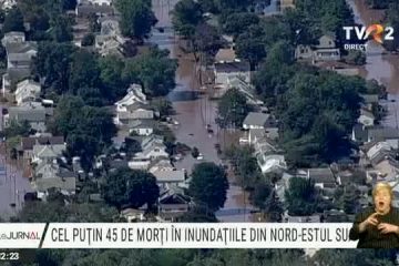 SUA: Zeci de morți după inundațiile din nord-estul țării