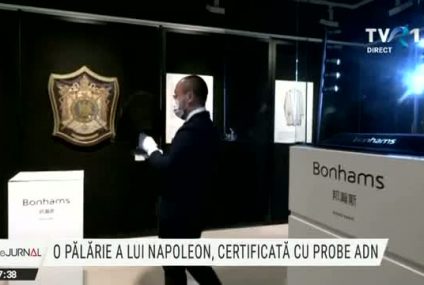 O pălărie a lui Napoleon, certificată cu probe ADN