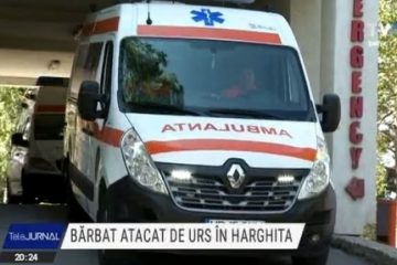 Un bărbat a ajuns la operație după ce a fost atacat de un urs la o stână din Siculeni