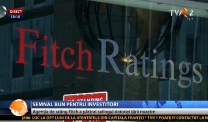 Criza politică din România reprezintă un risc la adresa consolidării fiscale, avertizează agenţia de evaluare financiară Fitch Ratings