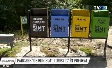 A fost inaugurată a treia Parcare “de bun simț turistic” de pe DN1, în Predeal