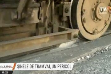 Șinele de tramvai din Capitală, un adevărat pericol pentru călători, pietoni și mașini