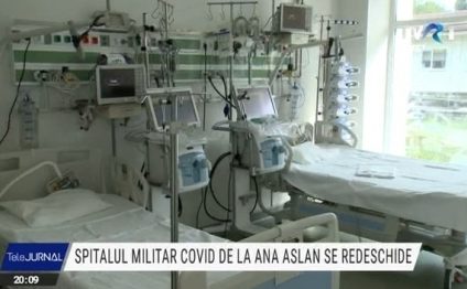Spitalul militar Covid de la Institutul Ana Aslan se redeschide