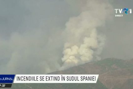Incendii în sudul Spaniei. Mii de familii din provincia Malaga au fost evacuate