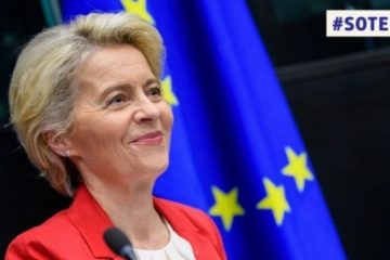 Ursula von der Leyen, președinta Comisiei Europene, în vizită oficială la București pe 27 septembrie