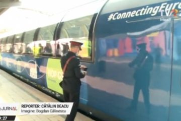 Trenul-simbol Connecting Europe Express a ajuns la București