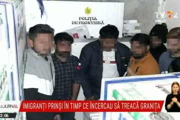 Imigranți prinși în timp ce încercau să treacă granița