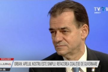 Președintele PNL, Ludovic Orban, la Tema Zilei: Soluția noastră este simplă: refacerea coaliției de guvernare