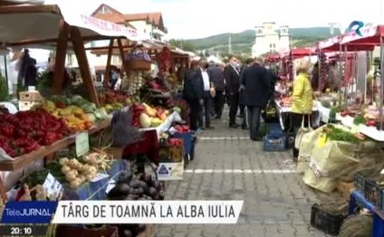 Apulum Agraria, târgul de toamnă de la Alba Iulia, primit cu entuziasm de cumpărători
