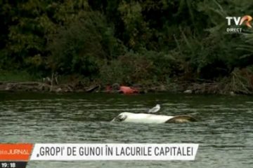 Lacurile Capitalei au ajuns adevărate gropi de gunoi. Mii de tone de deșeuri au fost excavate din Plumbuita, Colentina și Fundeni