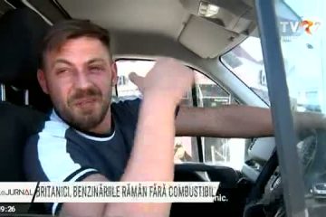 Paradox britanic: depozitele din rafinării pline, benzină lipsă la pompă. Explicația: nu are cine să trane combustibilul. Armata, luată în calcul ca soluție la criză