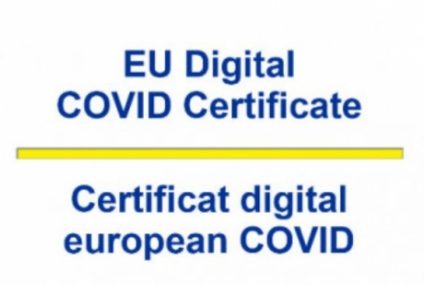 Peste 3,5 milioane de certificate digitale europene covid au fost generate până luni