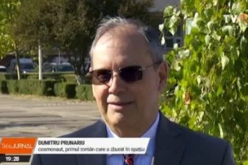 Rachete spre cer, de ziua lui Dumitru Prunariu. Studenții de la Politehnica București l-au aniversat pe singurul român care a zburat în spațiu