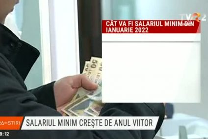 Crește salariul minim pe economie cu aproape 11%. Decizia, în ședința de guvern care a început la ora 16.00