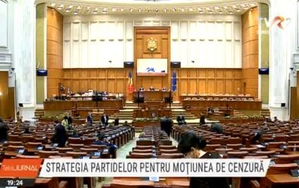 Strategia partidelor pentru moţiunea de cenzură