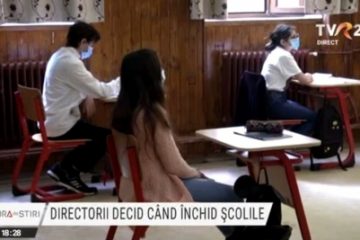 Directorii vor decide când închid şcolile din cauza numărului mare de infecții cu SARS-CoV-2