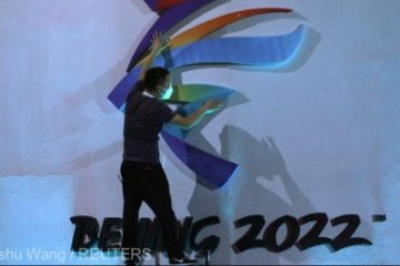 Flacăra olimpică pentru Jocurile de iarnă de la Beijing, aprinsă din nou fără spectatori din cauza COVID-19