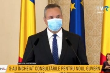 Nicolae Ciucă, desemnat premier de președintele Klaus Iohannis: Vom negocia cu toate forțele responsabile, să reușim să alcătuim guvernul și să fie aprobat în Parlament