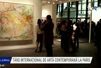 Târgul internaţional de artă contemporană se desfășoară la Paris. Artiştii şi vizitatorii s-au bucurat din plin de revedere