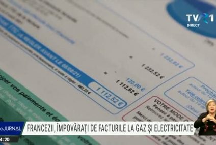 Francezii, împovăraţi de facturile la gaz şi electricitate