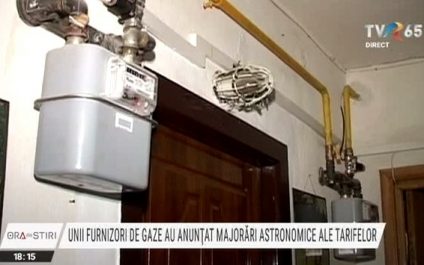 Prețuri șocante la factura de gaze. Unii furnizori au anunțat majorări astronomice ale tarifelor. Legea plafonării prețurilor gazelor și energiei, promulgată de președinte