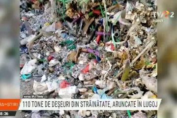 110 tone de deşeuri din Slovacia şi Italia, aruncate în Lugoj