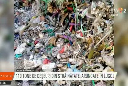 110 tone de deşeuri din Slovacia şi Italia, aruncate în Lugoj