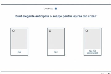 Consideraţi că alegerile anticipate reprezintă soluţia ieşirii din criza politică prelungită care afectează România? Votaţi AICI la „Referendum”