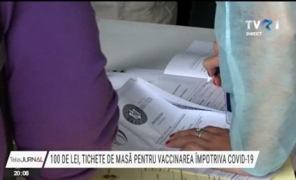 Termenul de ridicare a tichetelor de masă pentru persoanele vaccinate, prelungit de la 60 de zile la 6 luni