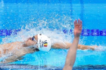 Robert Glință a câștigat argintul în proba de 100 m spate la Europenele de la Kazan