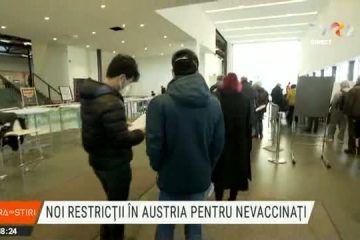 Cozi la vaccinare în Austria după ce accesul în restaurante și saloane de înfrumusețare a fost condiționat de certificatul verde. Preoții din Grecia trebuie să fie vaccinați sau să se testeze de două ori pe săptămână