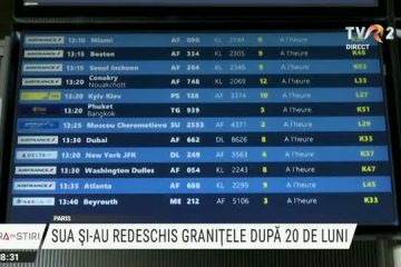 SUA și-au redeschis granițele după 20 de luni. Forfotă în agențiile de voiaj din UE, emoție la Bruxelles, moment festiv pe Heathrow. Primele avioane de pe ruta Londra – New York au decolat în tandem