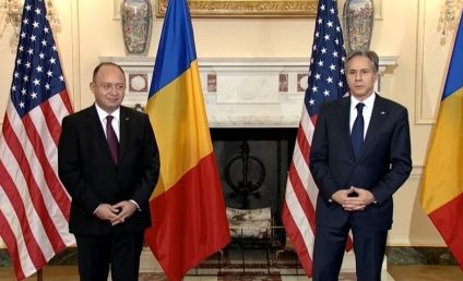 Ministrul de Externe Bogdan Aurescu, în vizită la Washington: SUA pot conta pe România. Secretarul de stat Antony Blinken: Avem un parteneriat strategic şi vom avea un dialog strategic