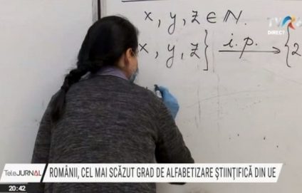 Românii, cel mai scăzut grad de alfabetizare științifică din Uniunea Europeană