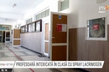 O profesoară din Iași a avut nevoie de îngrijiri medicale după ce un elev a pulverizat spray lacrimogen în timpul orei