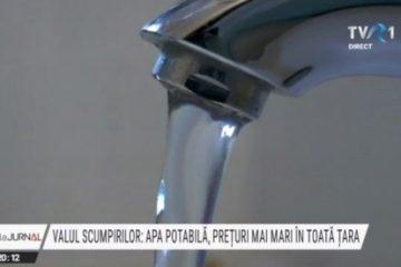 Valul scumpirilor: apa potabilă și canalizarea, prețuri mai mari în toată țara