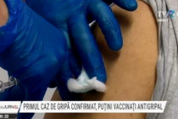 Primul caz de gripă confirmat, puţini vaccinaţi antigripal. Ministerul Sănătății a distribuit sute de mii de doze de vaccin