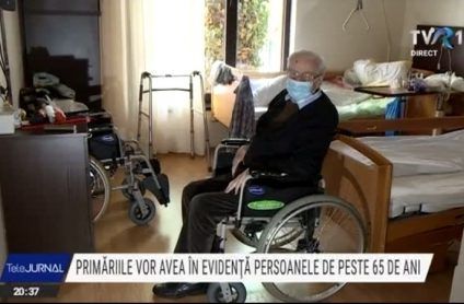 Statul vrea să asigure îngrijirea acasă a vârstnicilor. Primăriile vor avea în evidență persoanele peste 65 de ani