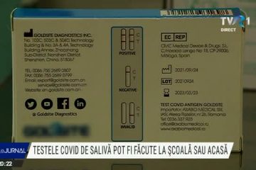 Testele COVID de salivă vor putea fi făcute la școală sau acasă. Totul depinde de decizia fiecărei unități de învățământ