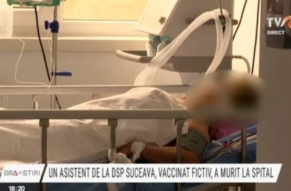 Un asistent de la DSP Suceava, vaccinat fictiv, a murit la spital. Datele false au fost înregistrate de o asistentă